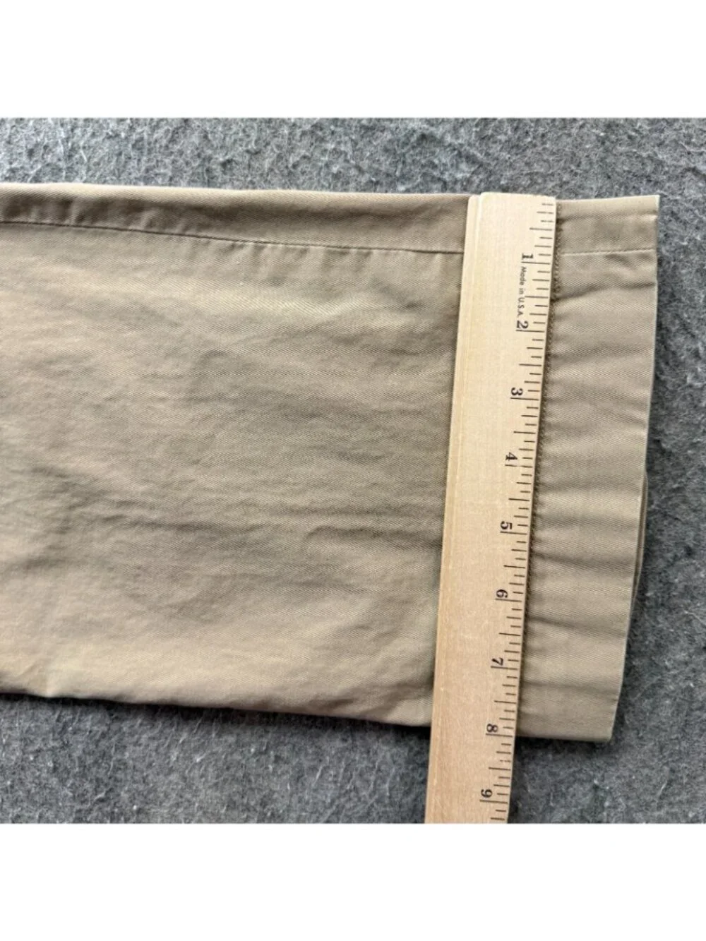 Polo Ralph Lauren Pants Men 34 x 31* Beige Stretch Classic Fit Flat Front Chinos